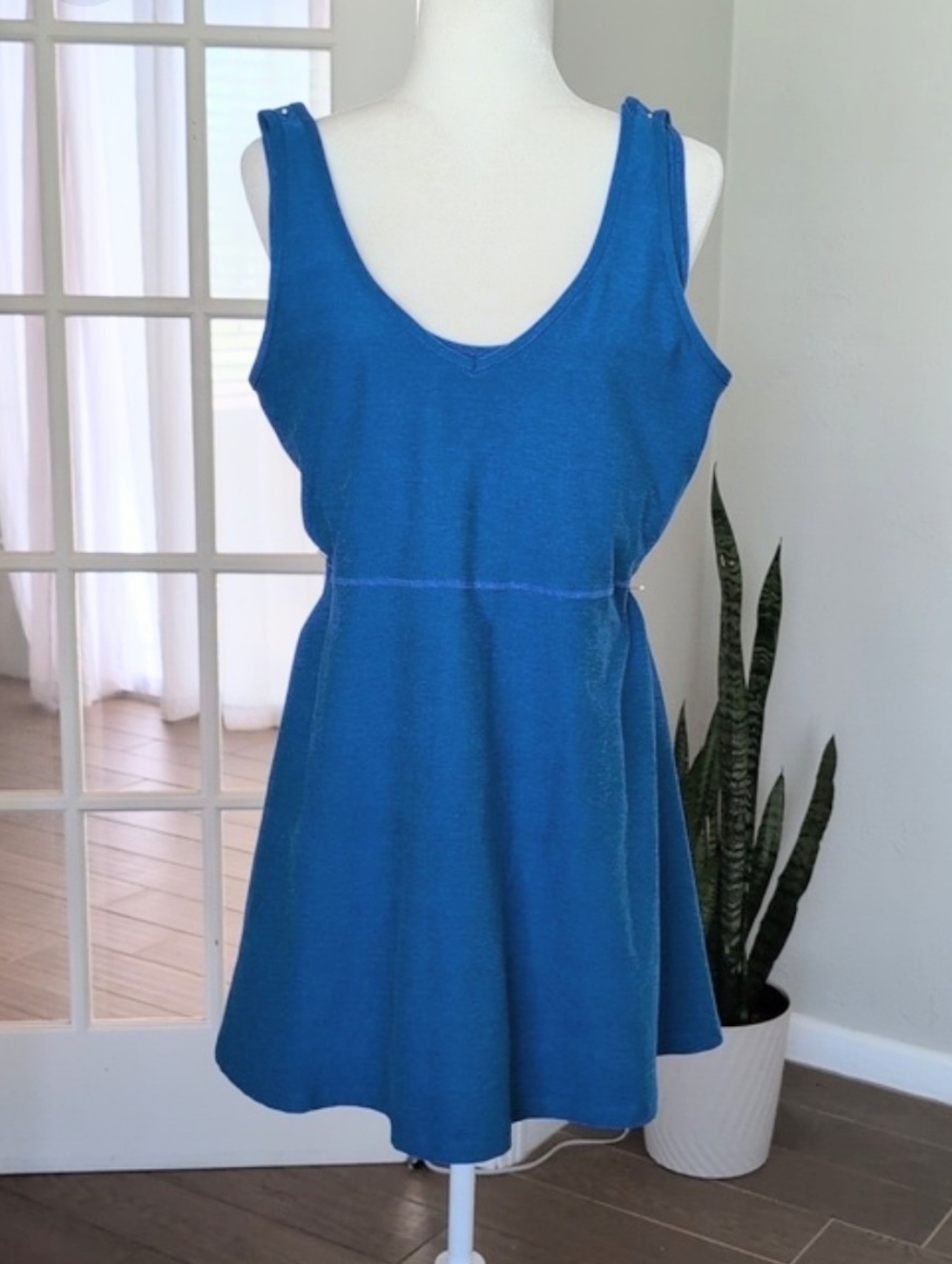 Beyond Yoga Dress Skorts XL Azure Blue Spacedye Movement Active